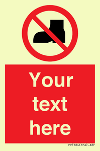 Custom No outdoor footwear